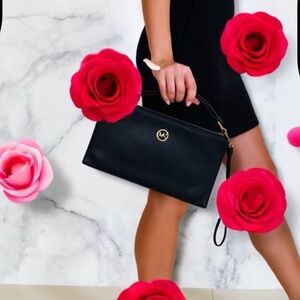 Michael Kors Black Wristlet NWOT